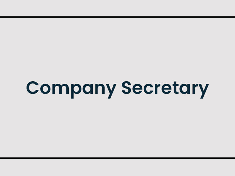 Company Secretary