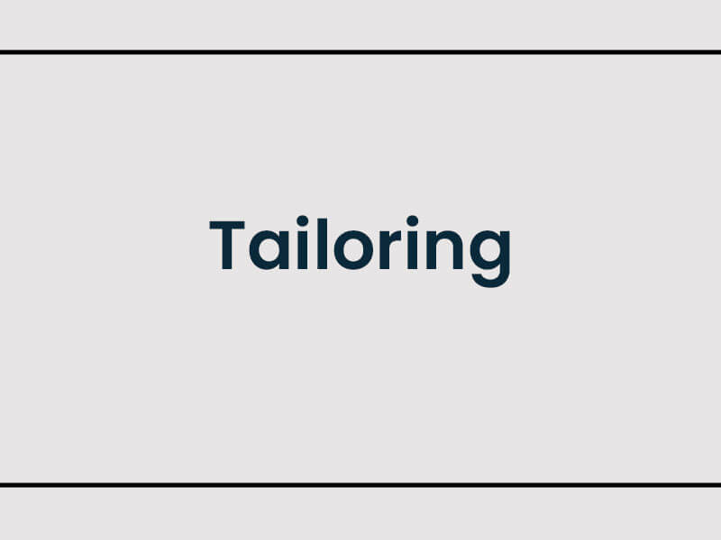 Tailoring