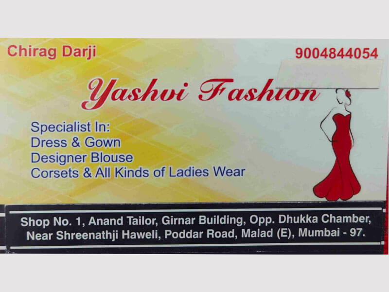 Yashvi Fashion (Anand Tailor)